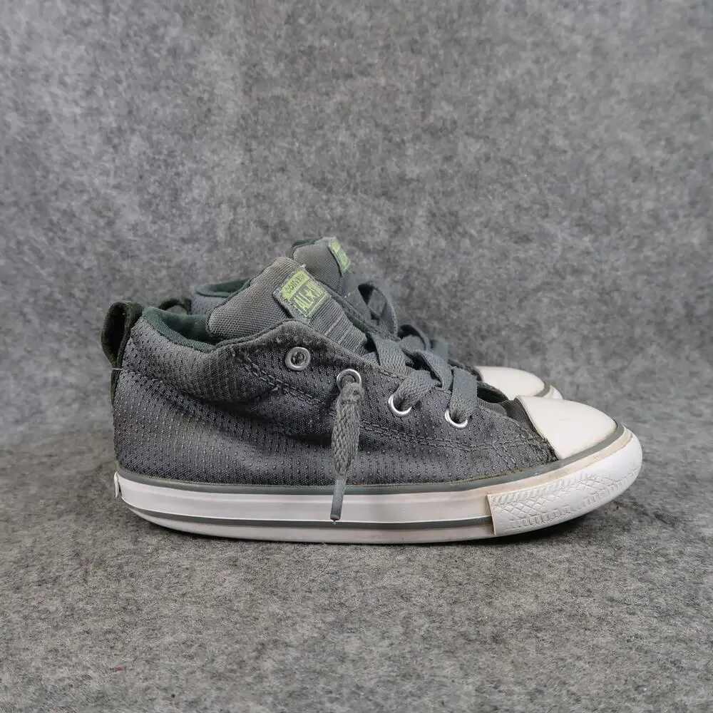 Converse Shoes Infant 10 Sneakers All Star High Top Trainers Gray Lace Up Kids